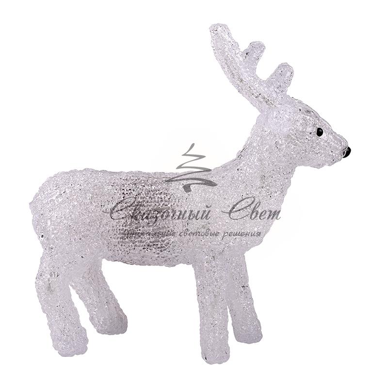 Акриловая светодиодная фигура "Оленёнок" 30х14х35 см, 4,5 В, 3 батарейки AA (не входят в комплект), 40 светодиодов, NEON-NIGHT - Image 12