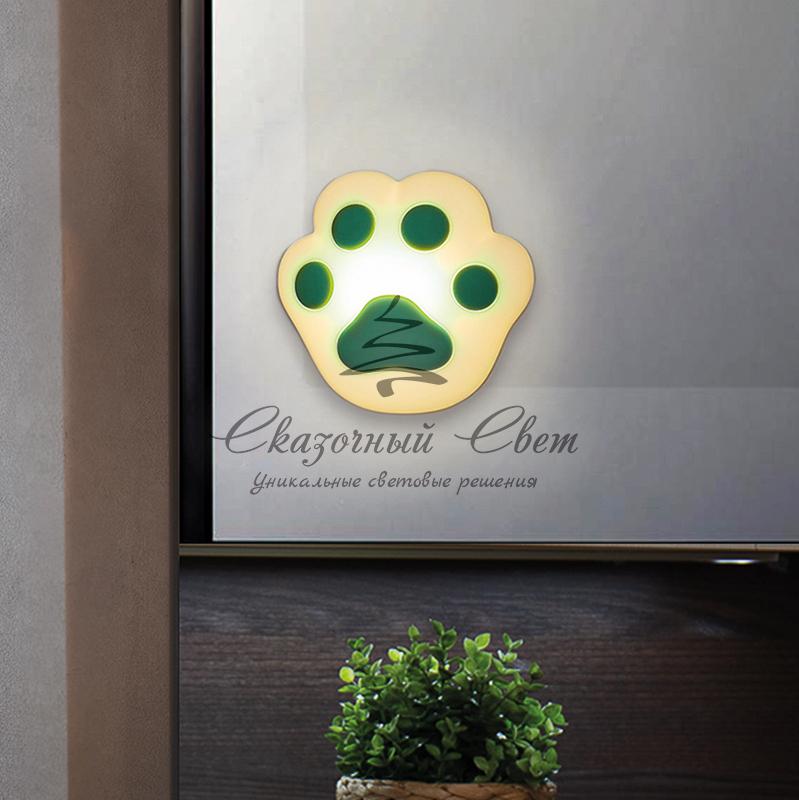 Силиконовый ночник «Кошачья лапа» бирюзовый, NEON-NIGHT - Image 13