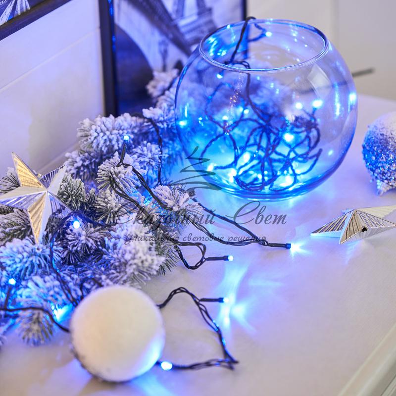 Гирлянда "Твинкл Лайт" 4 м, темно-зеленый ПВХ, 25 LED, цвет: Синий - Image 14