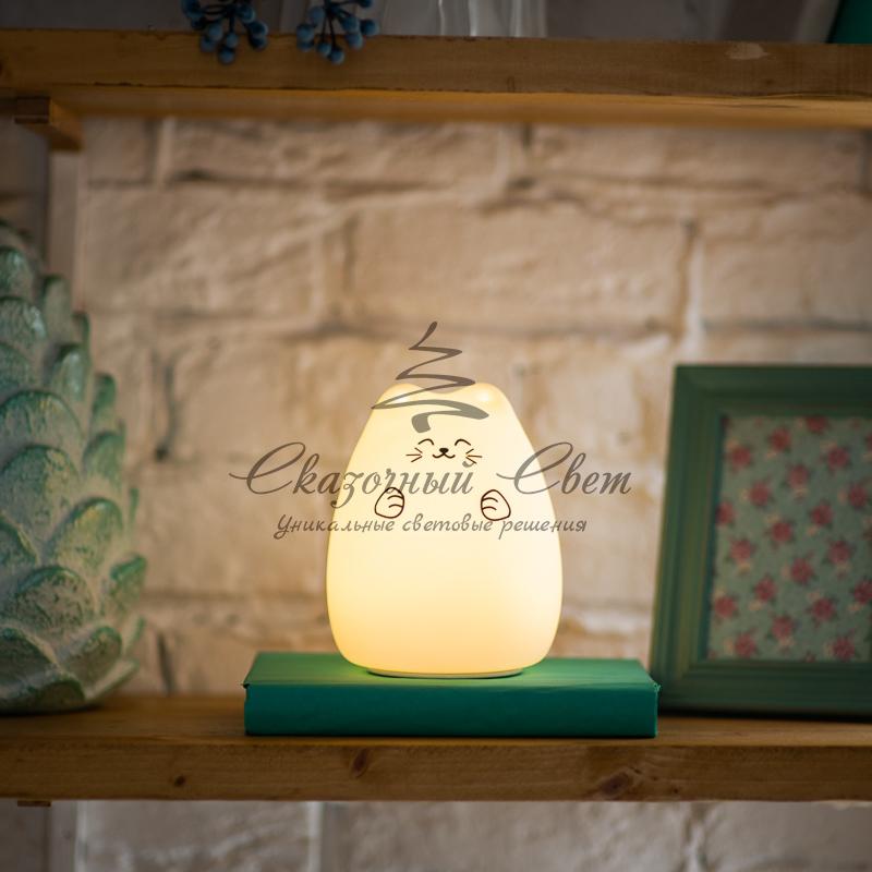 Силиконовый ночник «Котик» USB с 3 режимами, RGB-свечение NEON-NIGHT - Image 14