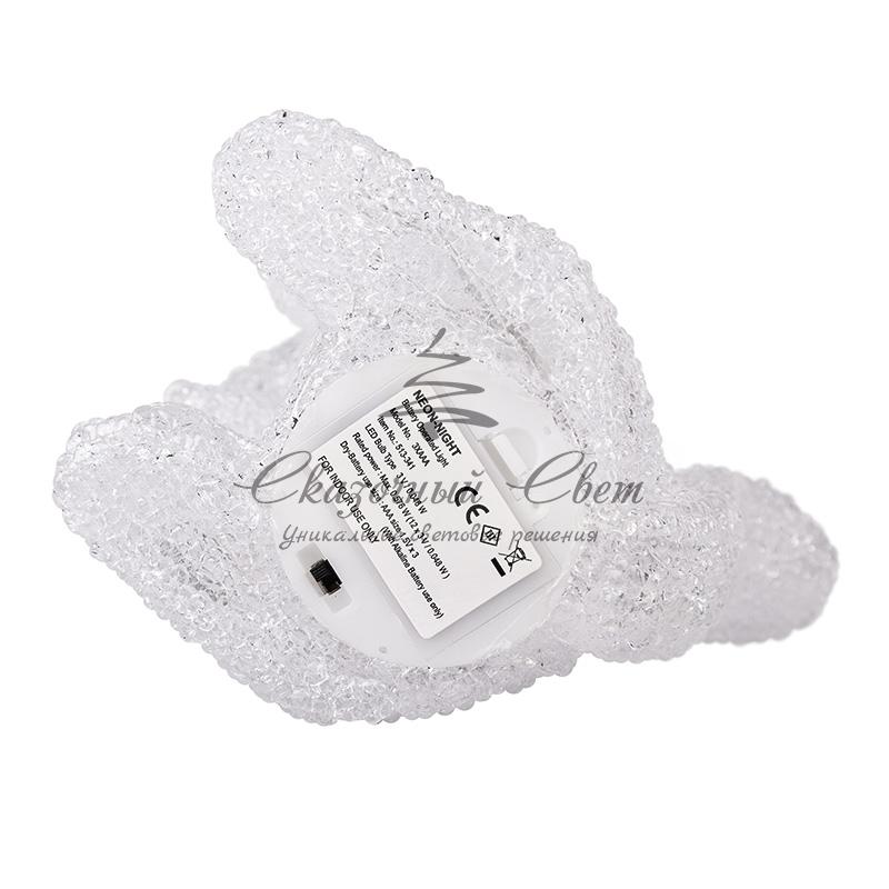 Акриловая светодиодная фигура "Белка" 17,5х12х18 см, 4,5 В, 3 батарейки AAA (не входят в комплект), 12 светодиодов, NEON-NIGHT - Image 14