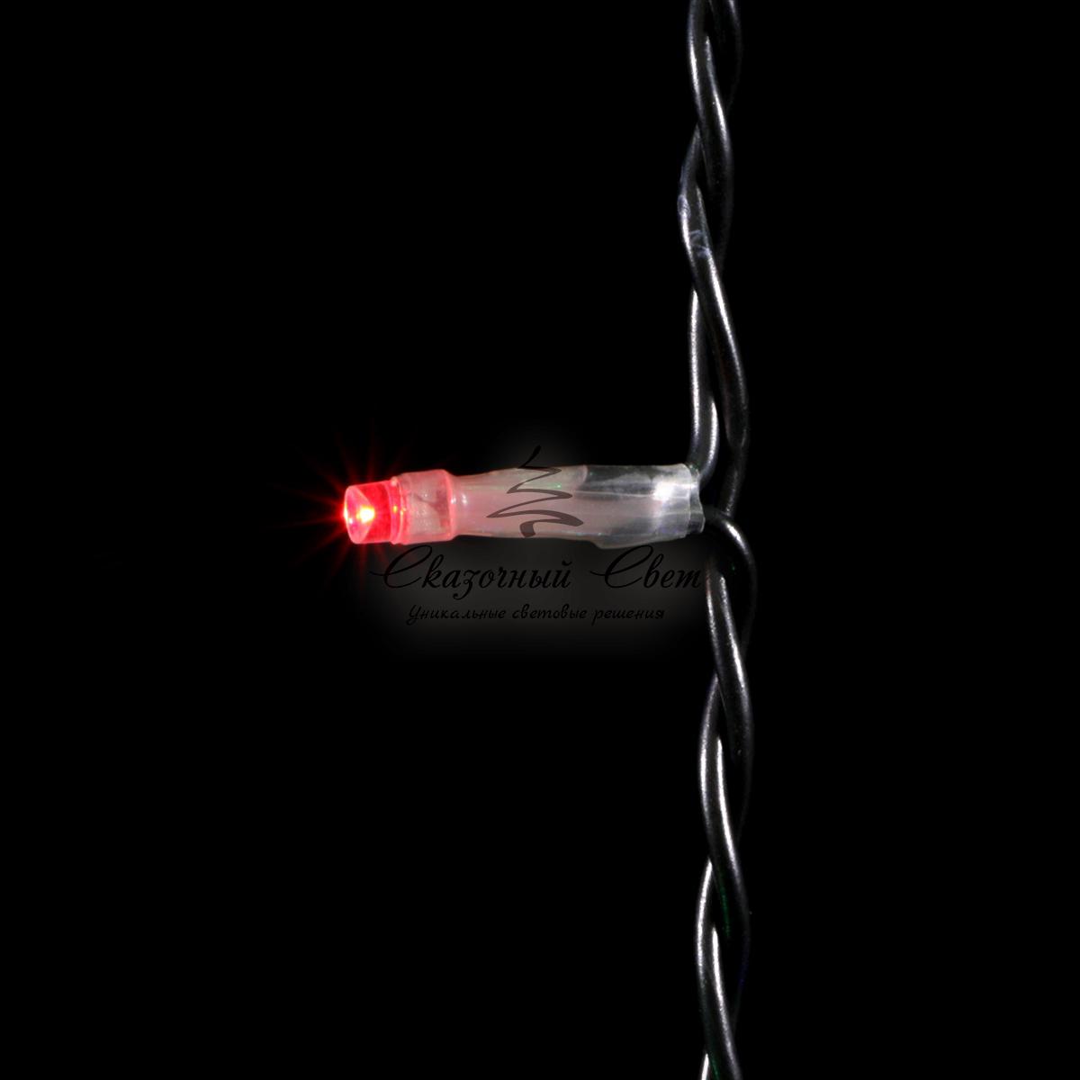 Гирлянда Занавес 2 x 2 м Разноцветный, 400 LED, Провод Черный ПВХ, IP54 - Image 2