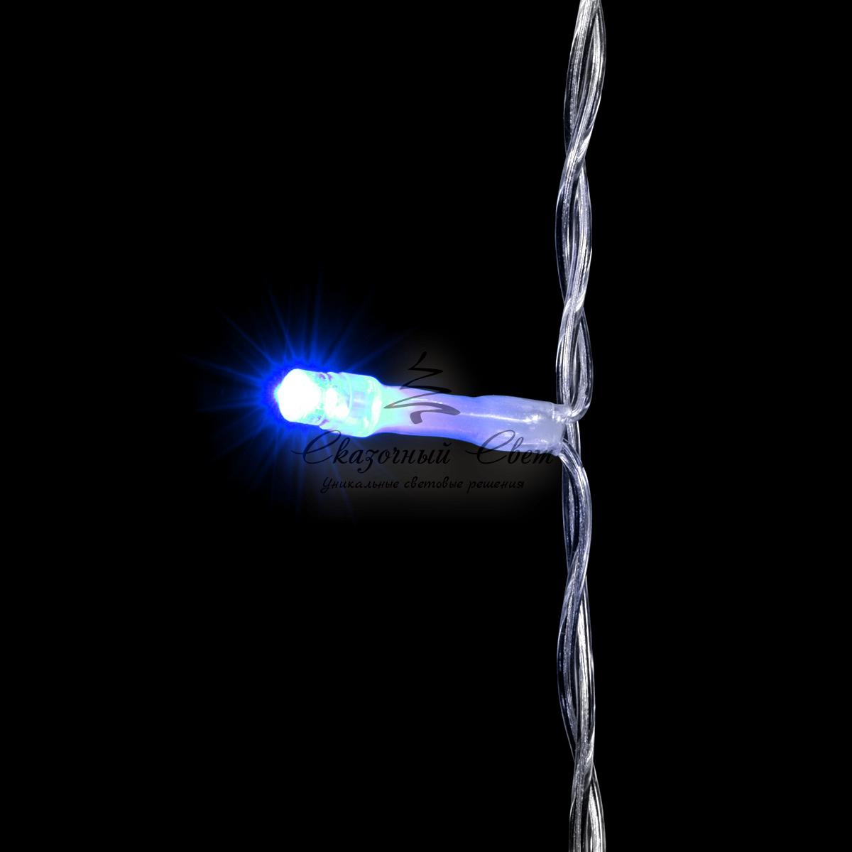 Гирлянда Занавес 3 x 2 м Разноцветный, 600 LED, Провод Прозрачный ПВХ, IP20 - Image 2