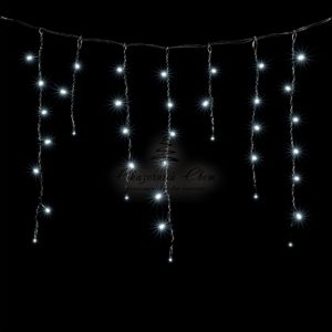 Гирлянда Бахрома 4,9 x 0,5 м Белая, 240 LED, Провод Черный ПВХ, IP54