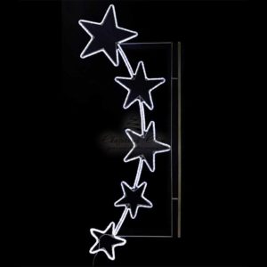 Светодиодная Консоль «Пять Звезд» 90 x 200 см, Белая, 220В