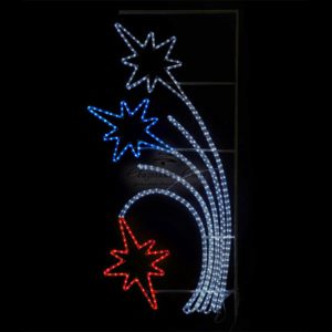 Светодиодная Консоль «Салют» 80 x 150 см, Триколор, 220В