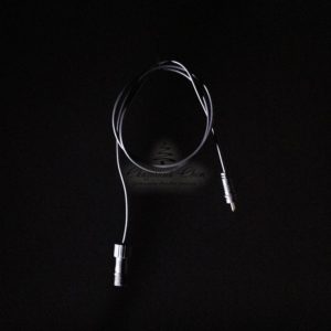 Соединитель 1м для Нитей 24В без Возможности Управления, Провод Черный Каучук, IP65