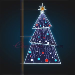 Консоль Елочка с украшениями