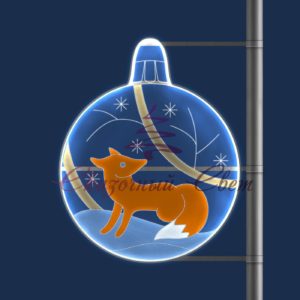 Консоль Лисица на снегу