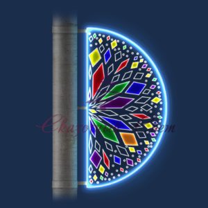 КонсоКонсоль из поликарбоната Калейдоскоп