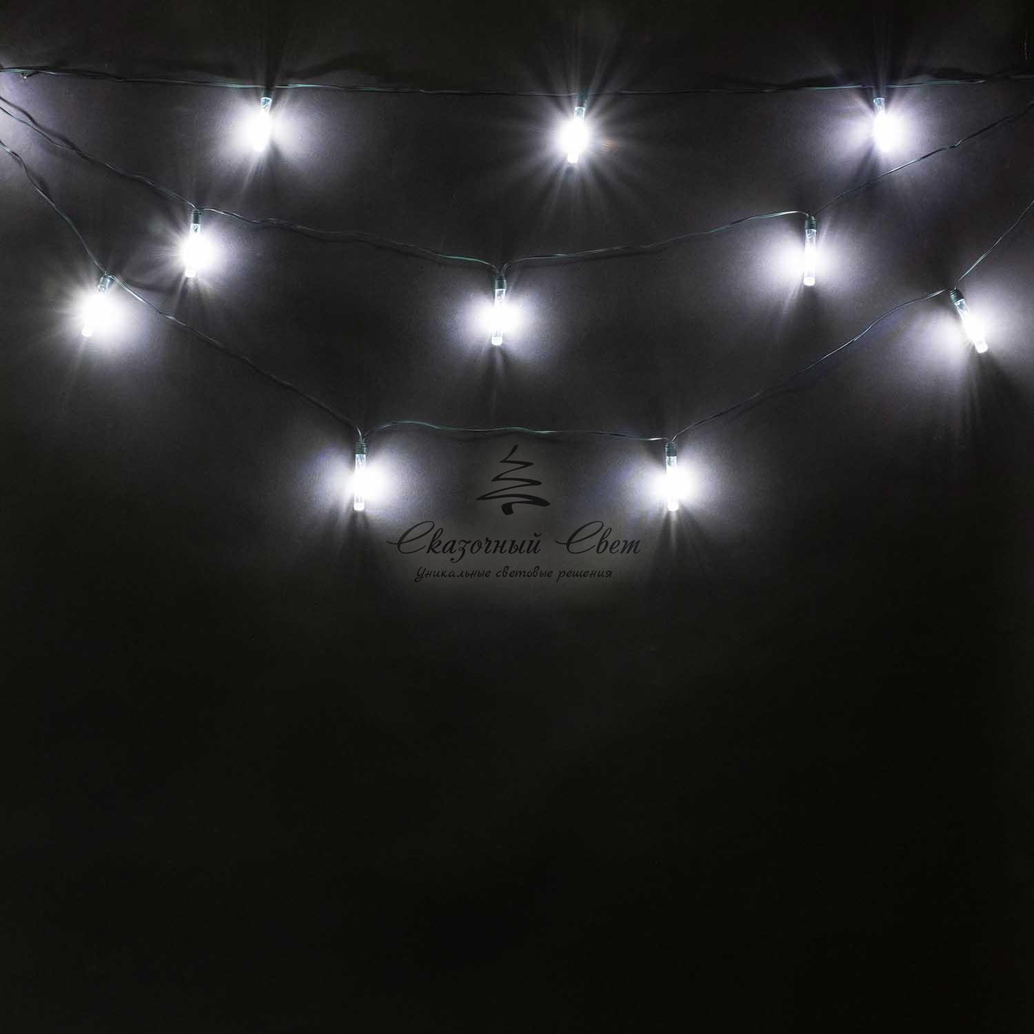 Светодиодная Гирлянда "Вспышка" Белая, 24В, 15 LED - Image 2