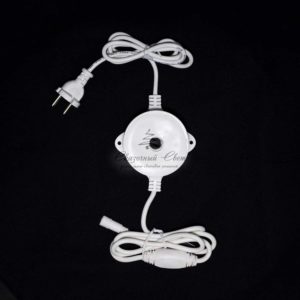 Трансформатор 30W с Выпрямителем для Нитей 24В, до 60м, Провод Белый Каучук, IP65