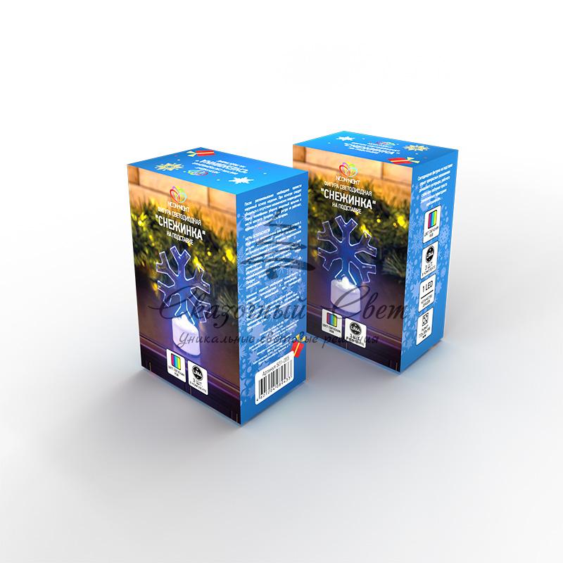 Фигура светодиодная на подставке "Снежинка", RGB - Image 11