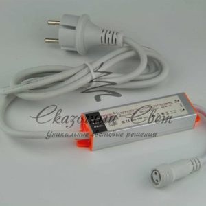 Импульсный источник питания 220/24 В, 15Вт, белый