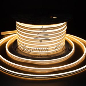 Светодиодный гибкий Неон, двусторонний, теплый белый