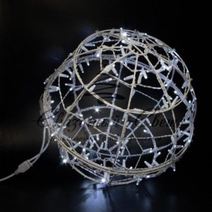 Светодиодный шар 30 см, белый