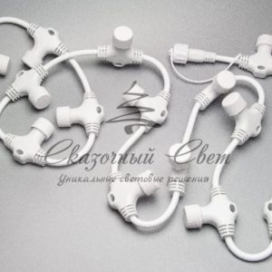 Шина 2м, 16 разъемов, шаг 12.5 см, белая