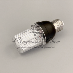 Строб-лампа  для белт-лайт Е27, 24В, 3 Вт, d=46 мм, белая