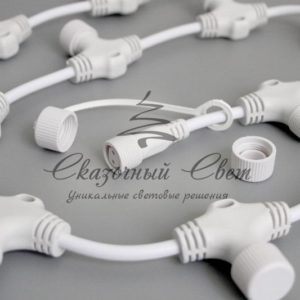 Шина от занавеса 2 м, шаг 10 см, белая