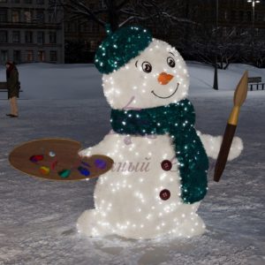 Снеговик «Художник»