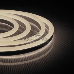 Гибкий неон 8*16мм, кратность резки 1м, теплый белый