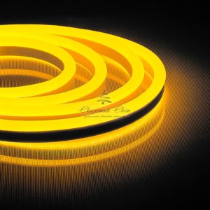 Гибкий неон 15*25мм, кратность резки 1м, желтый