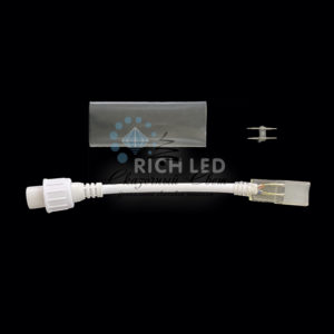 Переходник нить — односторонний неон 8*16мм, белый