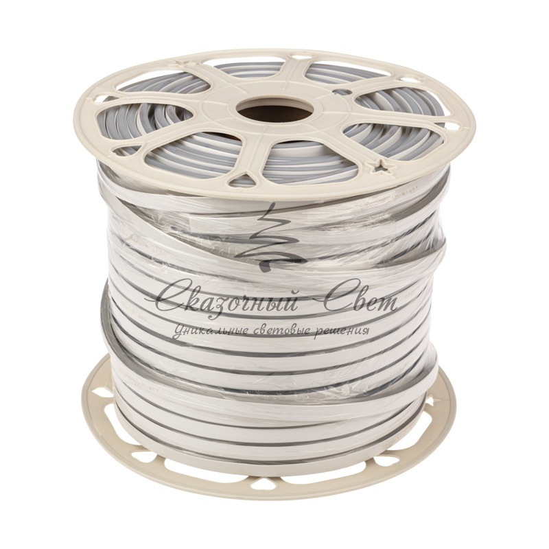 Гибкий неон SMD 8х16 мм, двухсторонний, желтый, 120 LED/м, бухта 100 м