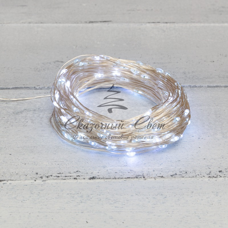 Гирлянда Роса с трансформатором 50 м, 500 LED, белое свечение NEON-NIGHT