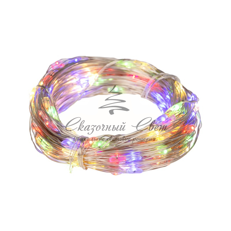 Гирлянда Роса с трансформатором 50 м, 500 LED, цвет свечения мультиколор NEON-NIGHT