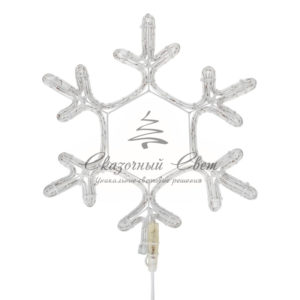 Фигура Снежинка цвет свечения синий, размер 45х38 см NEON-NIGHT