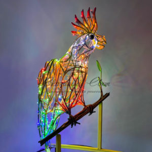 Декоративная 3D Попугай 50 см