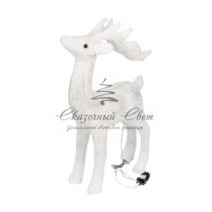 Акриловая светодиодная фигура Олень 50х25х75 см, IP65, понижающий трансформатор в комплекте NEON-NIGHT