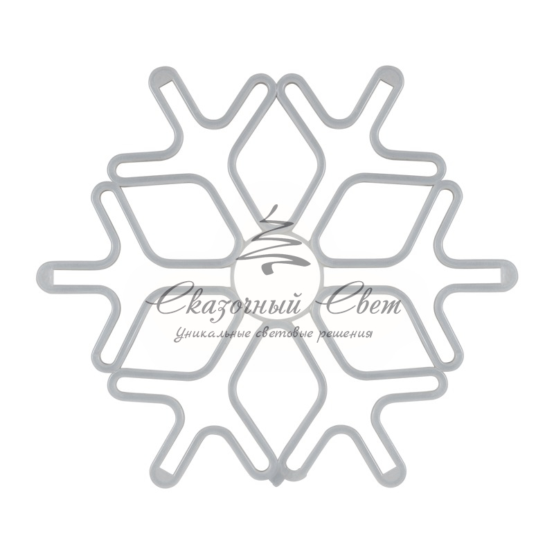 Фигура Снежинка из гибкого неона, 60х60 см, цвет свечения синий NEON-NIGHT - Image 2