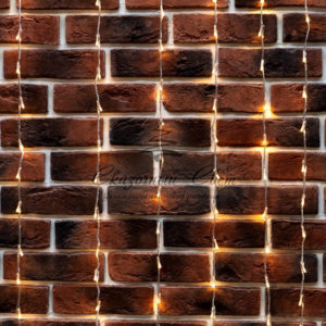 Гирлянда Светодиодный дождь 3х2 м, эффект водопада, прозрачный провод, 230 В, диоды теплые белые, 240 LED