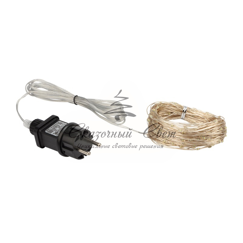 Гирлянда Роса с трансформатором 100 м, 1000 LED, белое свечение NEON-NIGHT - Image 4