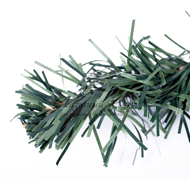 Еловый шлейф искусственный 2,7 м теплое белое свечение 80 LED - Image 4