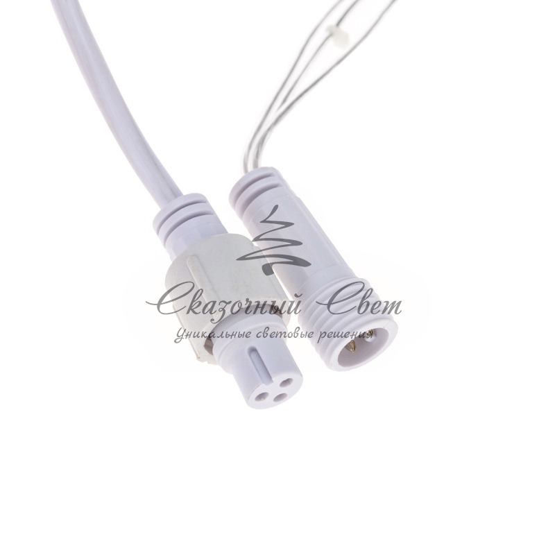 Гирлянда Сеть 2х2х1.5 м, свечение с динамикой, прозрачный ПВХ, 136 LED, 230 В, цвет свечения белый - Image 5