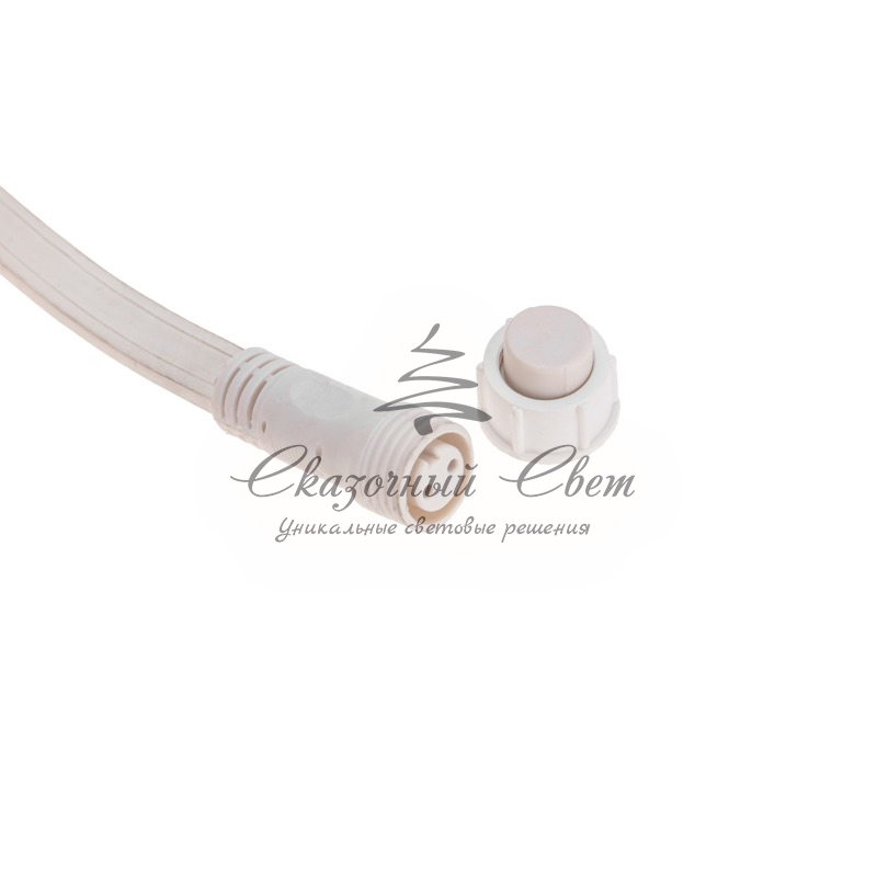 Набор Белт-Лайт 10 м, белый каучук, 30 ламп, цвет Желтый, IP65, соединяется - Image 5