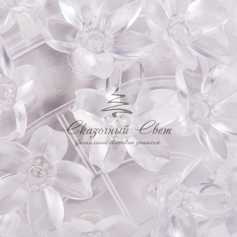 Шар светодиодный 220V, диаметр 12 см, 50 светодиодов, цвет белый - Image 5