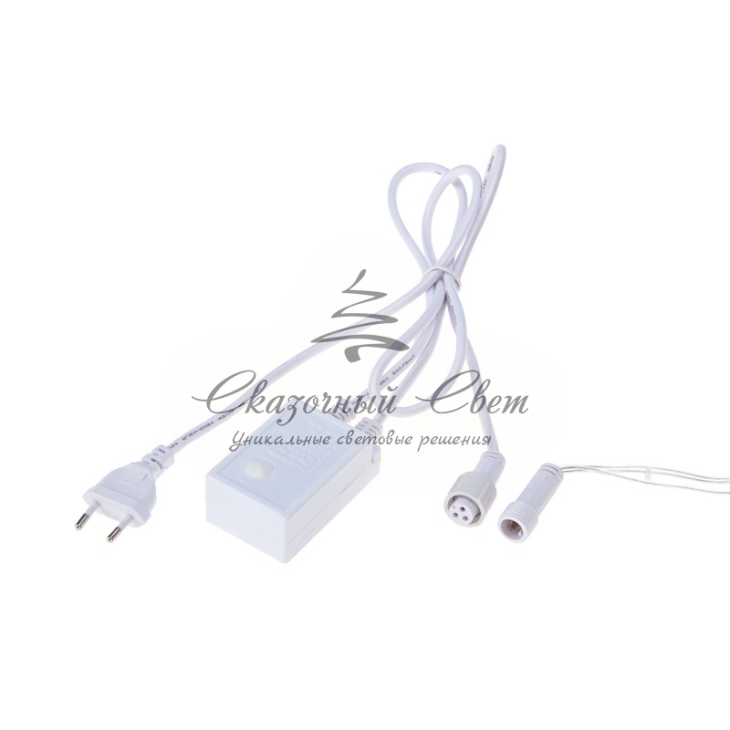 Гирлянда Сеть 2х2х1.5 м, свечение с динамикой, прозрачный ПВХ, 136 LED, 230 В, цвет свечения белый - Image 6