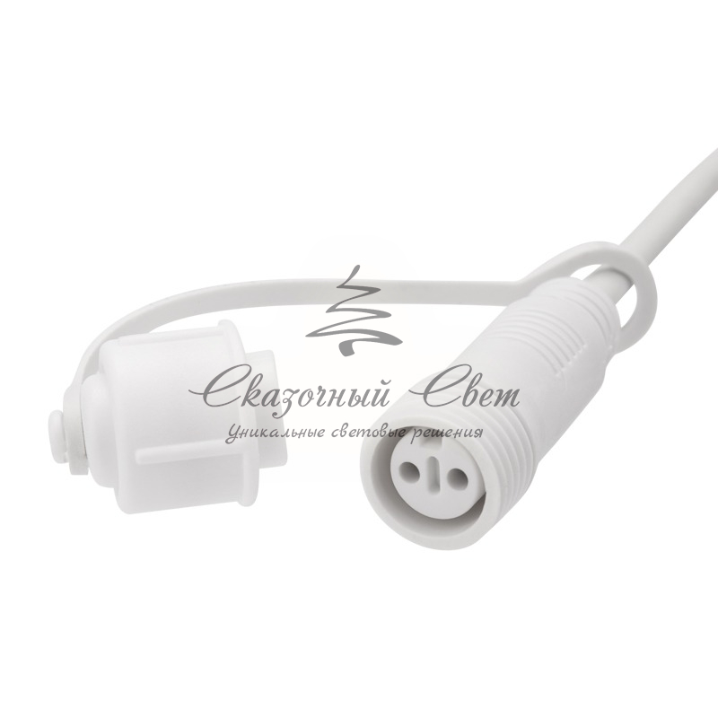 Гирлянда Belt-Light 2 жилы, шаг 40см, 225 патронов Е27, влагостойкая, IP65, под винт, белый круглый провод NEON-NIGHT - Image 6