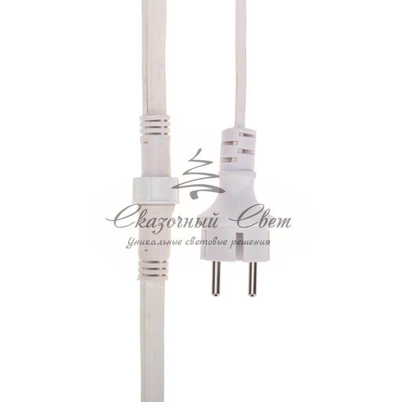 Набор Белт-Лайт 10 м, белый каучук, 30 ламп, цвет Желтый, IP65, соединяется - Image 6