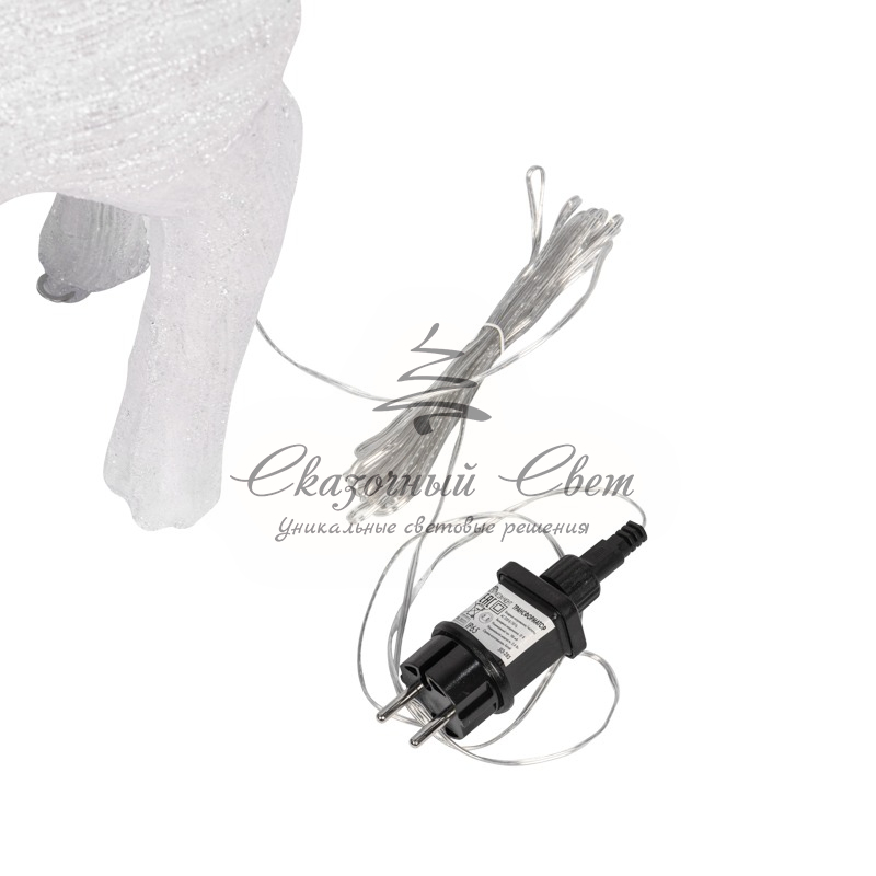 Акриловая светодиодная фигура Северный олень 49х18х85 см, 120 светодиодов, IP65 понижающий трансформатор в комплекте, NEON-NIGHT - Image 6