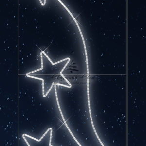 Светодиодная консоль Звезды, белая