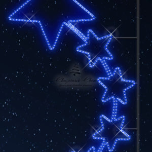 Светодиодная консоль Звезды, синяя