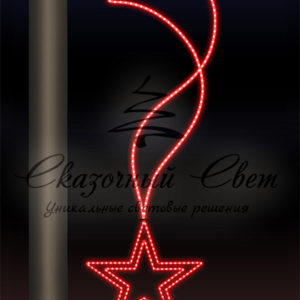 Светодиодная консоль 9 Мая, красная