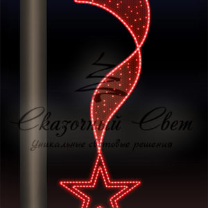 Светодиодная консоль 9 Мая, красный, заполнение