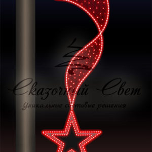 Светодиодная консоль 9 Мая, красный, заполнение