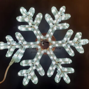 Светодиодная снежинка ПРЕМИУМ, 40 см, белая